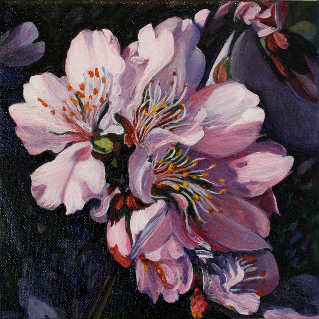 Marie Cameron Cherry Blossom Cluster in progress 2012 10
