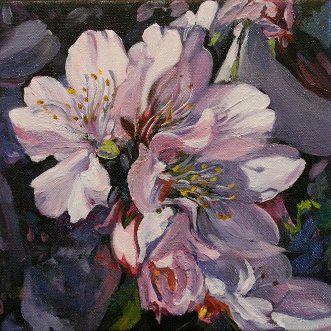 Marie Cameron Cherry Blossom Cluster in progress 2012  6