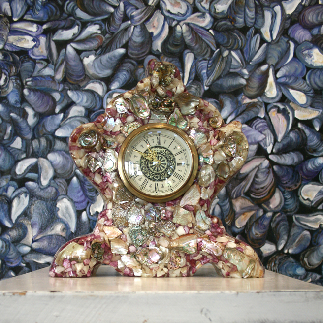 Marie Cameron Studio Shell Fragment Clock 2012