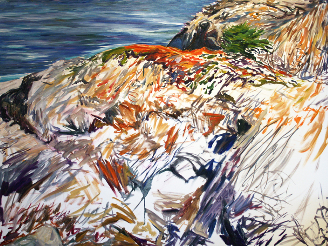 Painting Cypress Rock - Marie Cameron 2012 4