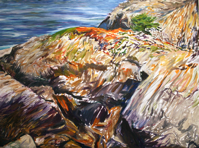 Painting Cypress Rock - Marie Cameron 2012 5