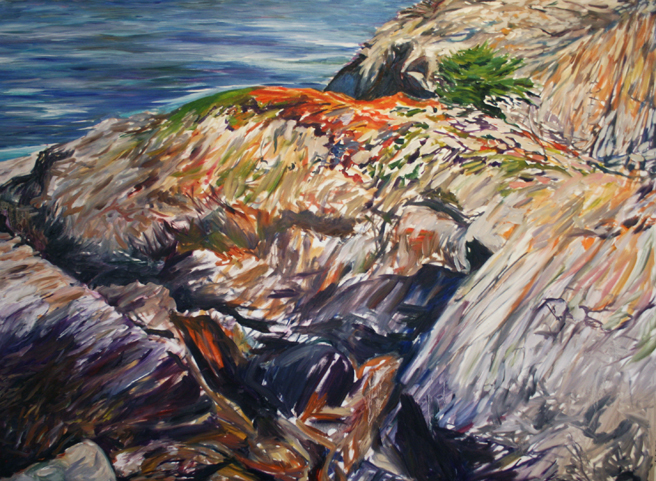 Painting Cypress Rock - Marie Cameron 2012 6