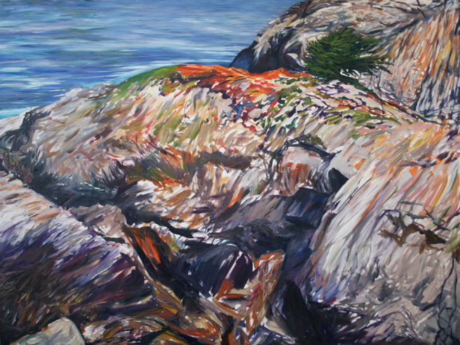 Painting Cypress Rock - Marie Cameron 2012 7