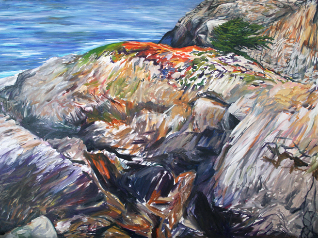 Painting Cypress Rock - Marie Cameron 2012 8