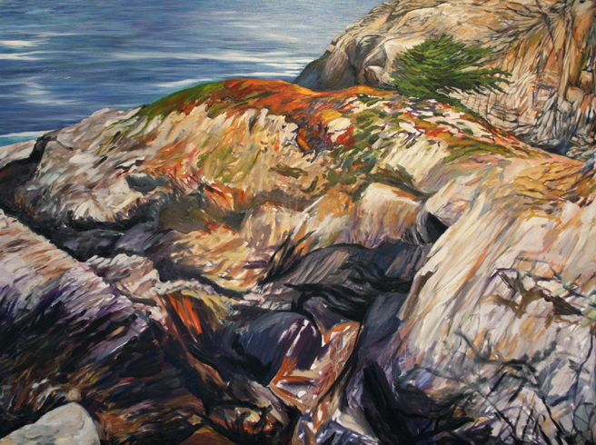 Painting Cypress Rock - Marie Cameron 2012 9