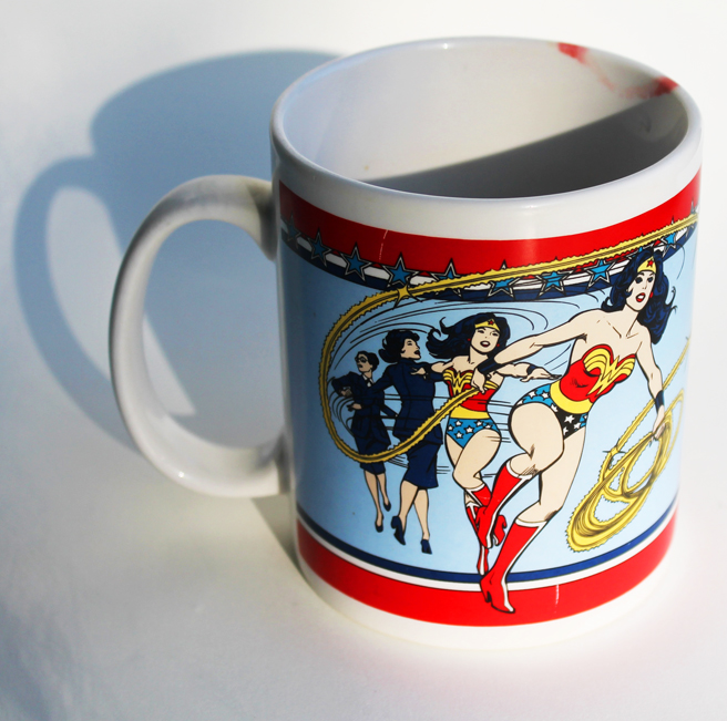 Wonder Woman Mug Transformation photo Marie Cameron 2012