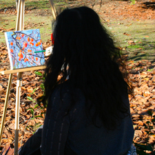 Marie Cameron Plein Air - photo by Kevin Kasik 2012