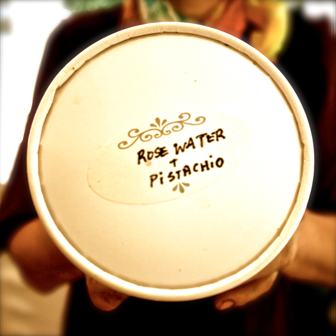  Rosewater & Pistachio Artisanal Ice Cream