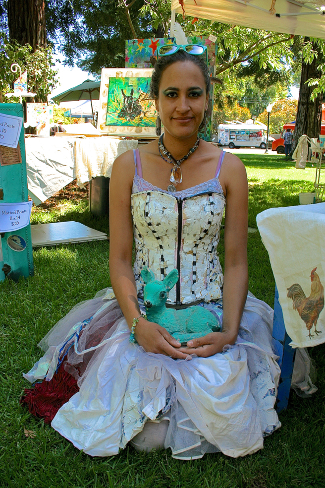 Midsummer Art Festival Triton Jaya King and turquoise fawn 2013