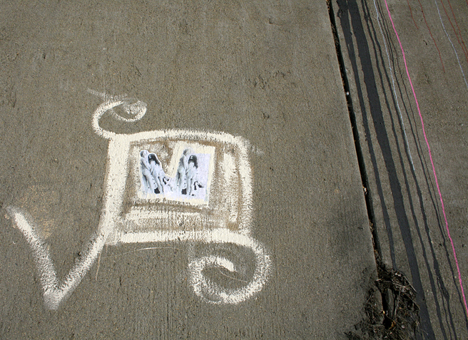 Street Art - John and Yoko Paste-Ups at Stockton & Taylor photo by Marie Cameron 2013