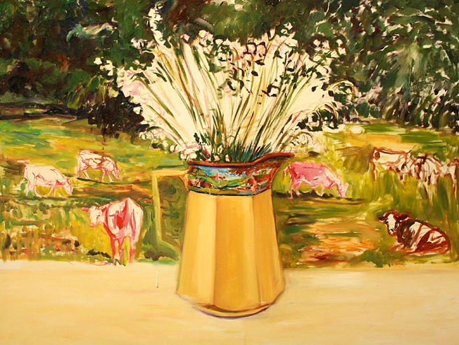 Lily of the Valley and Cows 3 - Marie Cameron  2013.jpg