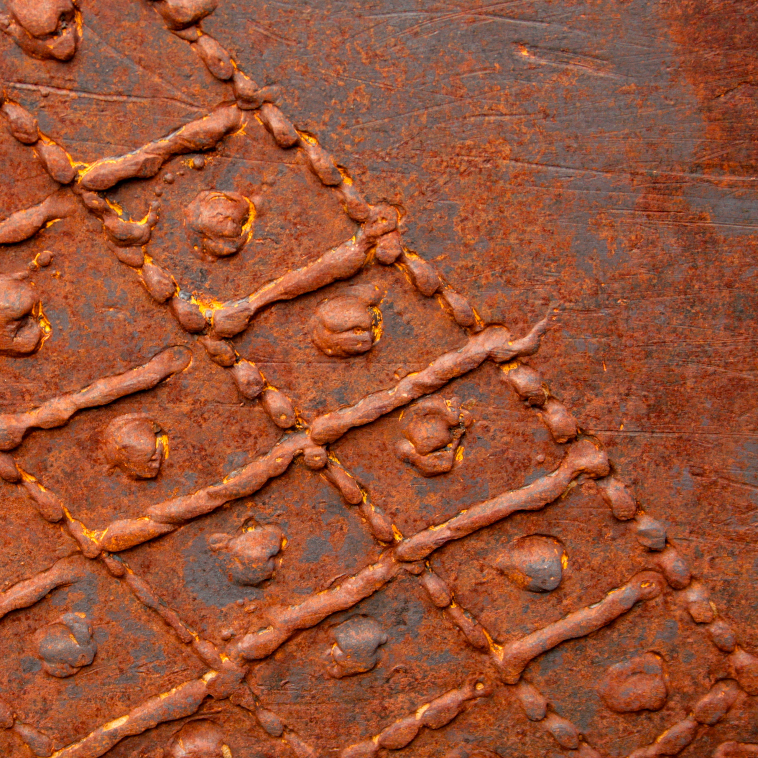 Snowplow detail - rust pattern, Marie Cameron 2014