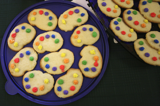 LGAA Holiday Party 2014 - Betty's Palette Cookies