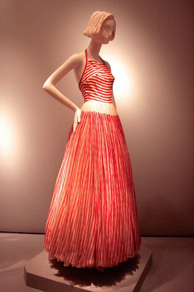 Legion of Honor - High Style - Evening Dress Stripy - Arnold Scassi