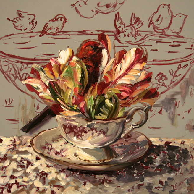 Tulip Tea I (WIP) 6 - Marie Cameron 2015