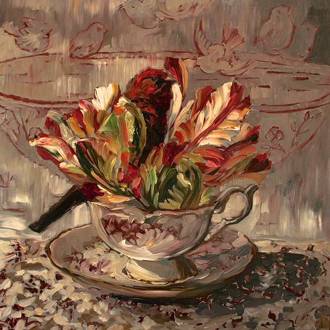 Tulip Tea I (WIP) 7 - Marie Cameron 2015