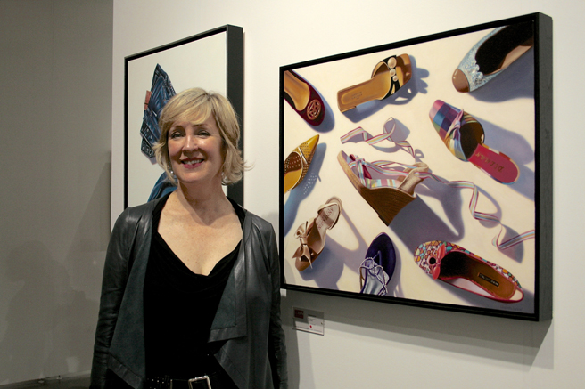 art SV SF - Elizabeth Barlow - Portrait of a Glamazon - 2011 - oil on linen - Gallerie Citi - photo Marie Cameron 2015