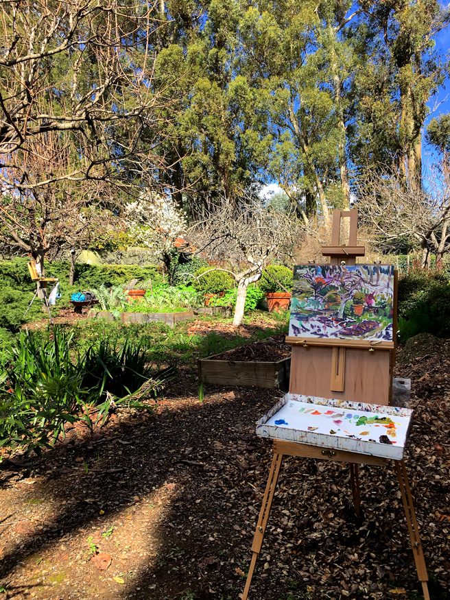 La Estancia Los Gatos Art Association Plein Air paint out La Estancia